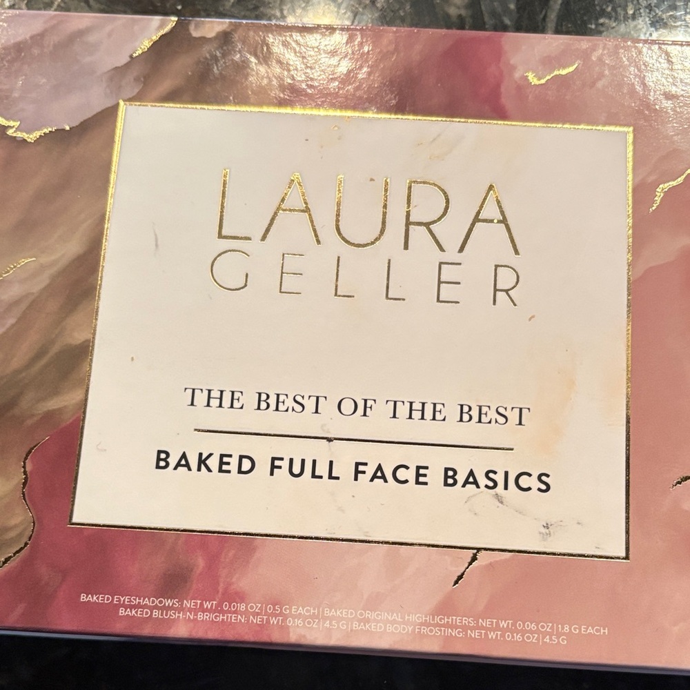 Laura Geller Baked Full Face Basics Palette - Pink and Gold. Never used.
